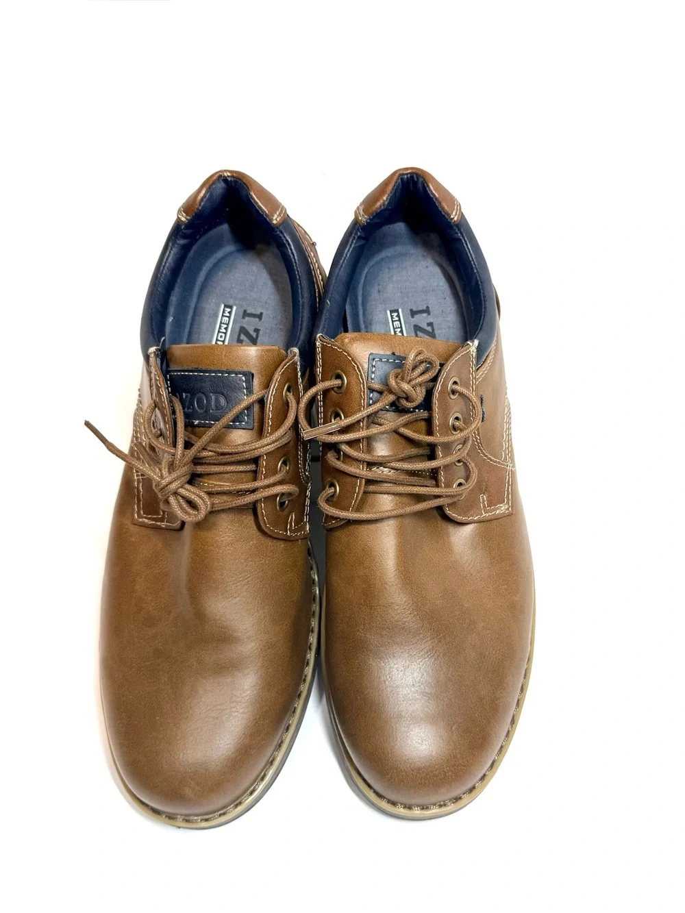 IZOD Cal Oxford Lace Up Casual Shoes Mens 9.5 NWOT
